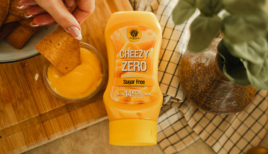 Healthy Nachos & Guacamole met Rabeko Zero Cheezy Saus