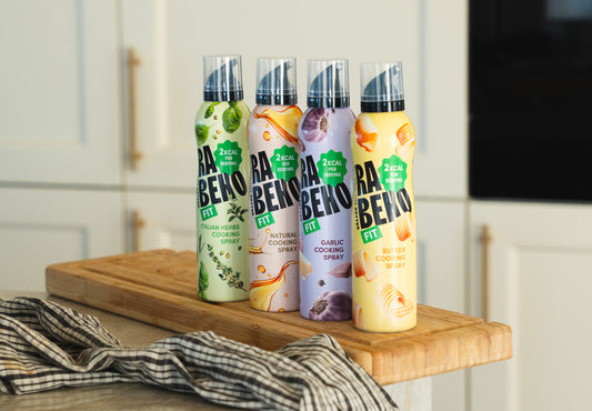 Rabeko Fit Spray: koken en bakken met controle (2 kcal per portie)