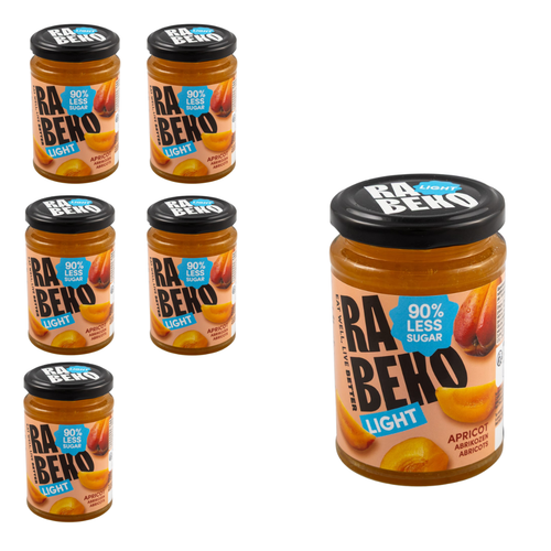 6 x Light Jam Abrikozen Rabeko