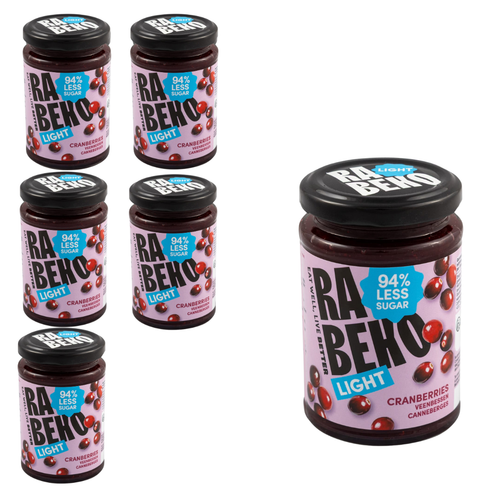 6 x Light Jam Cranberry Rabeko