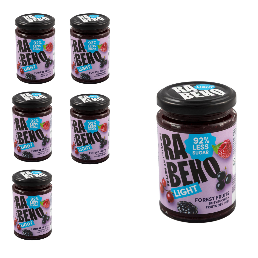 6 x Light Jam Bosvruchten Rabeko