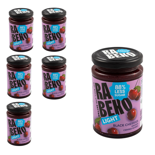 6 x Light Jam Krieken Rabeko