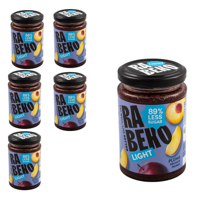 6 x Light Jam Pruimen Rabeko