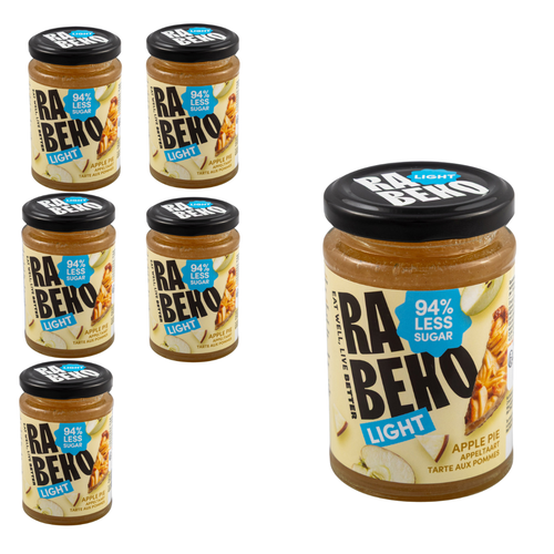 6 x Light Jam Appeltaart Rabeko