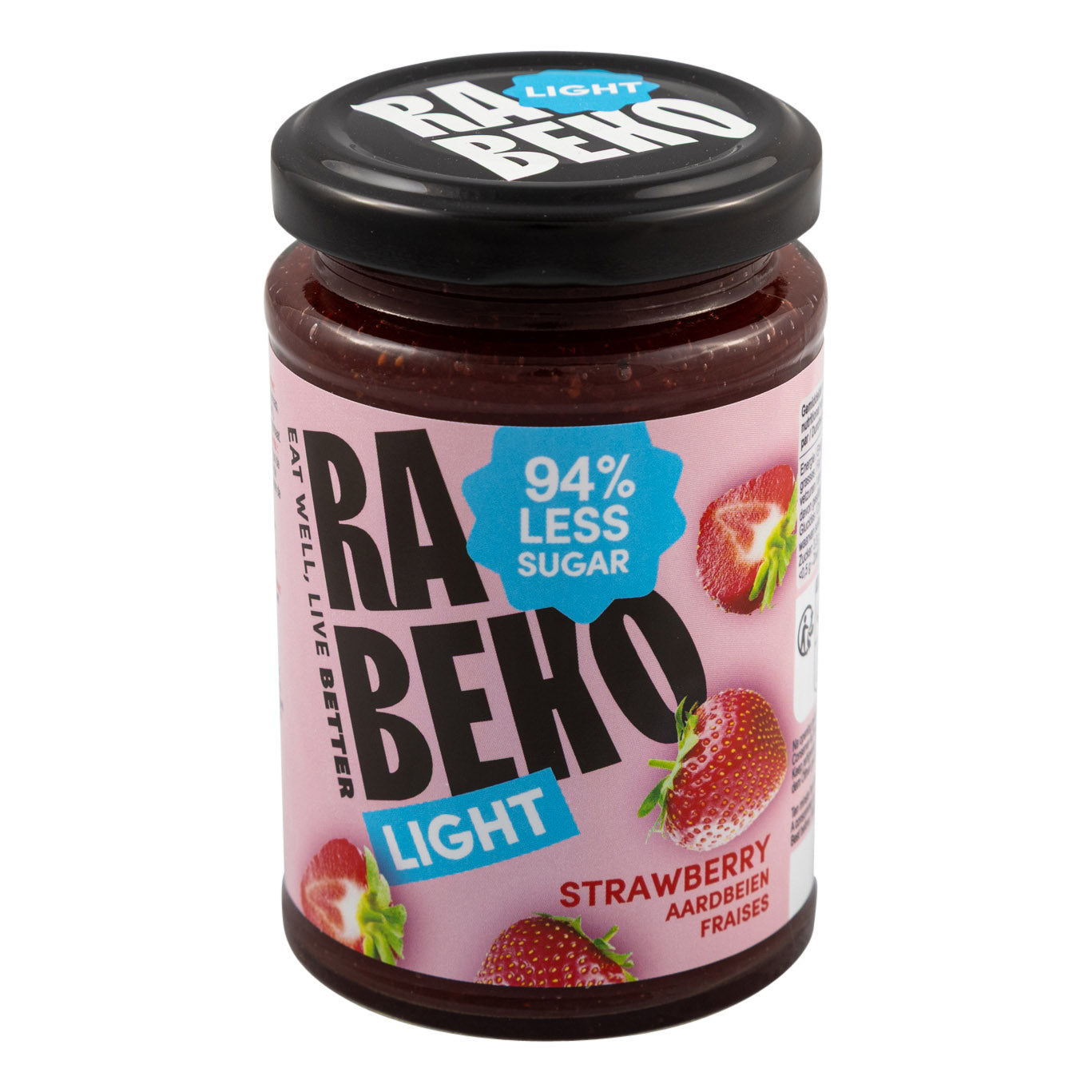 6 x Light Jam Aardbeien Rabeko